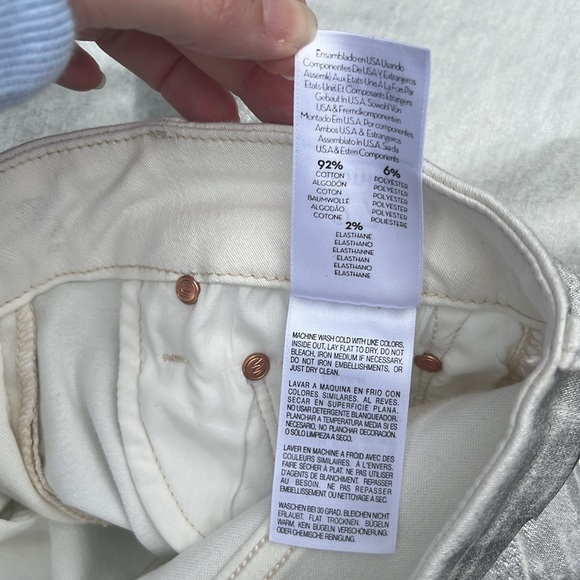 MOTHER High Waisted Looker Ankle Silver Linings size 27 - Picture 11 of 15